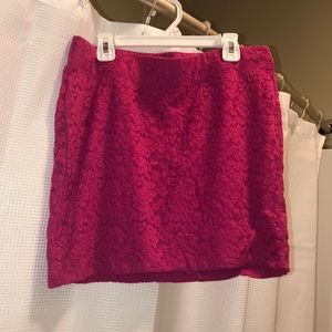Pacsun Nollie Pink Lace Skirt